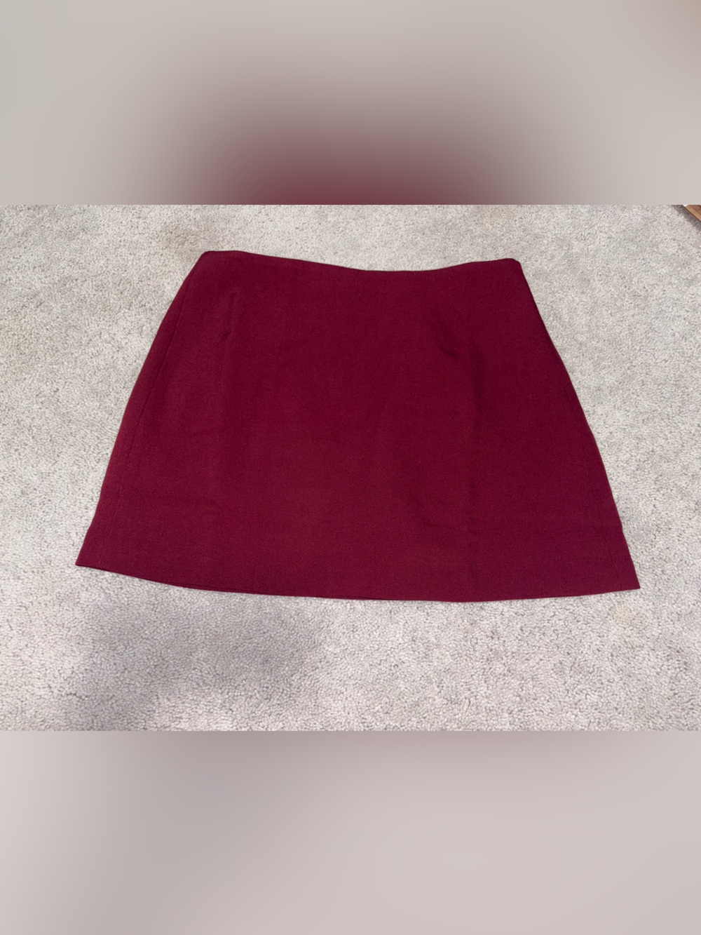 NWT J. Crew Burgundy Skort